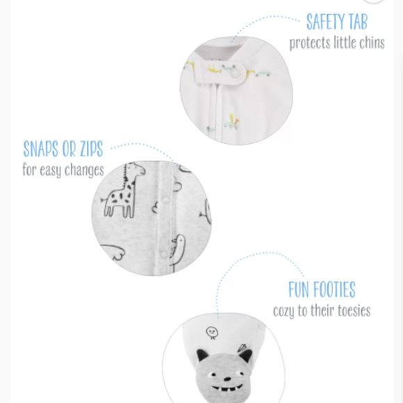 Valentines Day pajamas newborn - Picture 3 of 6